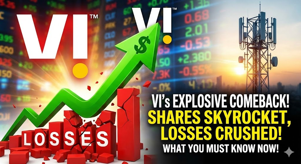 Vi’s Comeback? Vodafone Idea Shares Surge as Losses Shrink & Network Improves