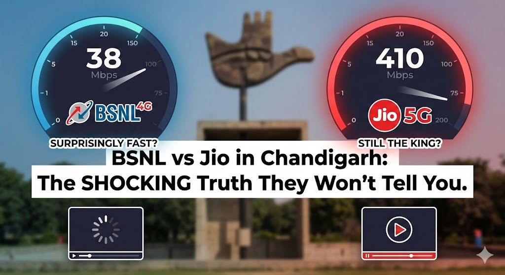 Is BSNL 4G Faster Than Jio 5G in Chandigarh? We Tested It (2026)